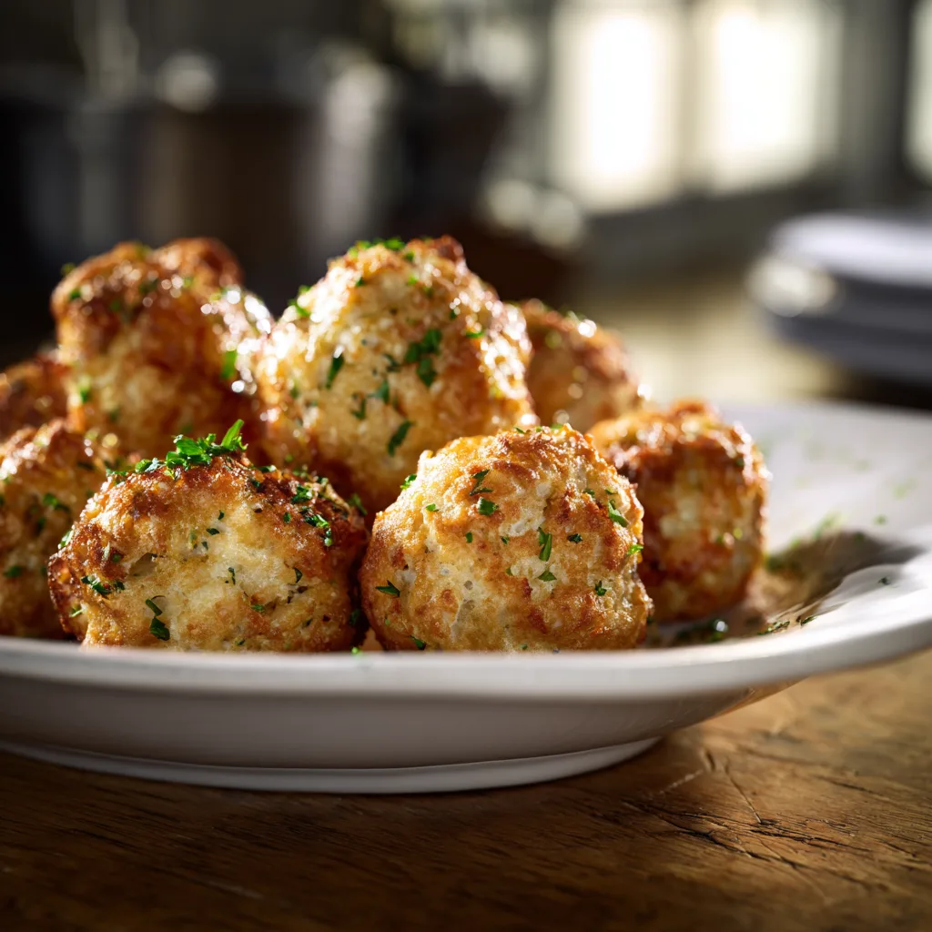 Crispy Deep Fried Matzo Balls for Appetizers