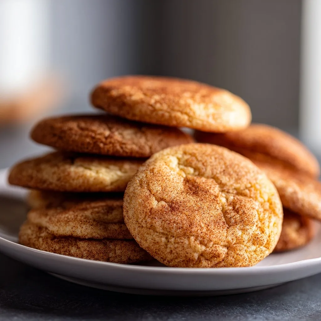 High Protein Snickerdoodle Cookies for Breakfast