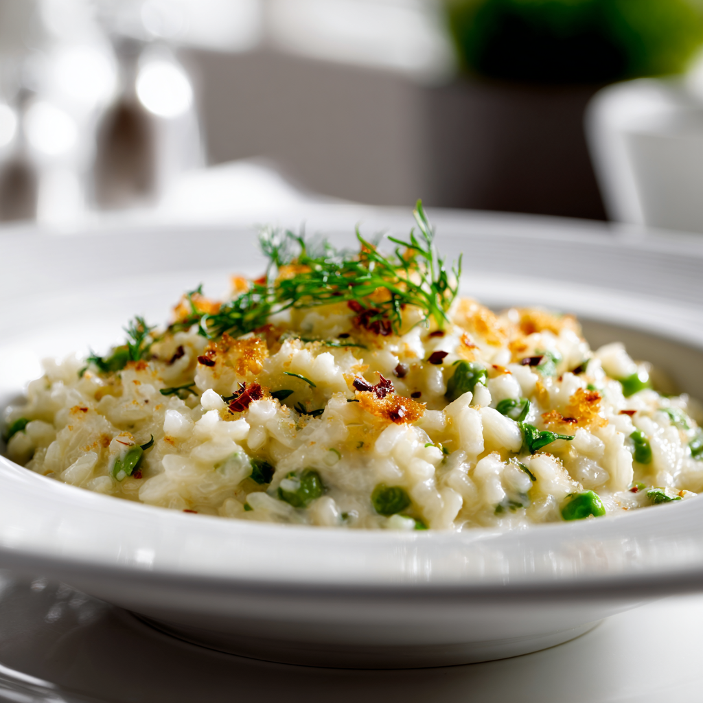 Velvety Spring Risotto With Mascarpone for Dinner